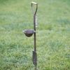 Spade Rain Gauge Garden Stake - Accurate Water Measurement Tool for Outdoor Plants and Gardens