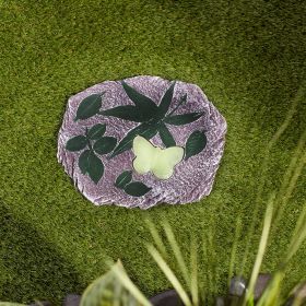 Magical Butterfly Glowing Stepping Stone - Illuminate Your Garden Pathway with this Beautiful Outdoor Decor