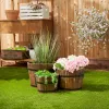 Apple Barrel Planters Trio