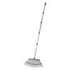 Leaf Rake, 25 Metal Tines, Adjustable Garden Rake for Lawns with 18.3 Inch Wide Head & 36.4-72.8 Inch Long Handle