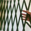 Plastic retractable fence garden PVC plastic fence grid climbing plant wall