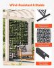 Metal Privacy Screen 47" x 76" Outdoor Privacy Screens & Panels for Patio Black