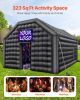 Inflatable Nightclub 19.7 x 16.4 x 12 Ft Blow up Party Tent with Lights
