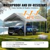 VEVOR Carport Replacement Canopy Cover 10 x 20 ft, Garage Top Tent Shelter Tarp Heavy-Duty Waterproof & UV Protected