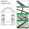 Greenhouse for Outdoors Indoors, Walk-in Small Greenhouse Thickened PE Cover & Heavy Duty Powder-Coated Steel, Sturdy Portable Warm House