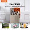VEVOR Outdoor Storage Box, 31 Gallon Resin Deck Box, Backyard Outside Toy and Towel Storage Cabinet Waterproof, for Patio Furniture Cushions