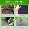 4ft*50ft Non-woven groundsheet, high-density weed control, breathable and environmentally friendly, a must-have for soil protection and gardening.