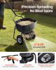 Walk-Behind Push Broadcast Spreader 60LBS 0-9.8ft Spreading Width for Fertilizer