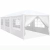 10x30' Outdoor Garden Gazebo Wedding Party Tent Canopy Marquee with 8 Removable Sidewalls