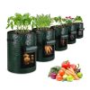 Green Planter Bags for Potato Vegetables Outdoor